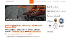 Desktop Screenshot of internshipcluj.ro